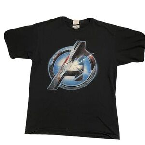 Marvel Black Crew Neck Tee